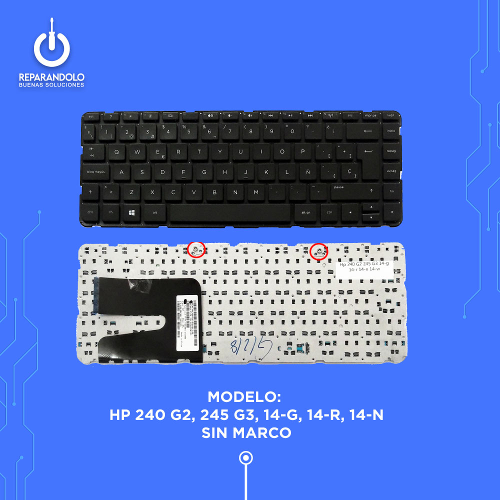 Teclado HP 14-R, 14-N, 14-W, 14-D - Imagen 2