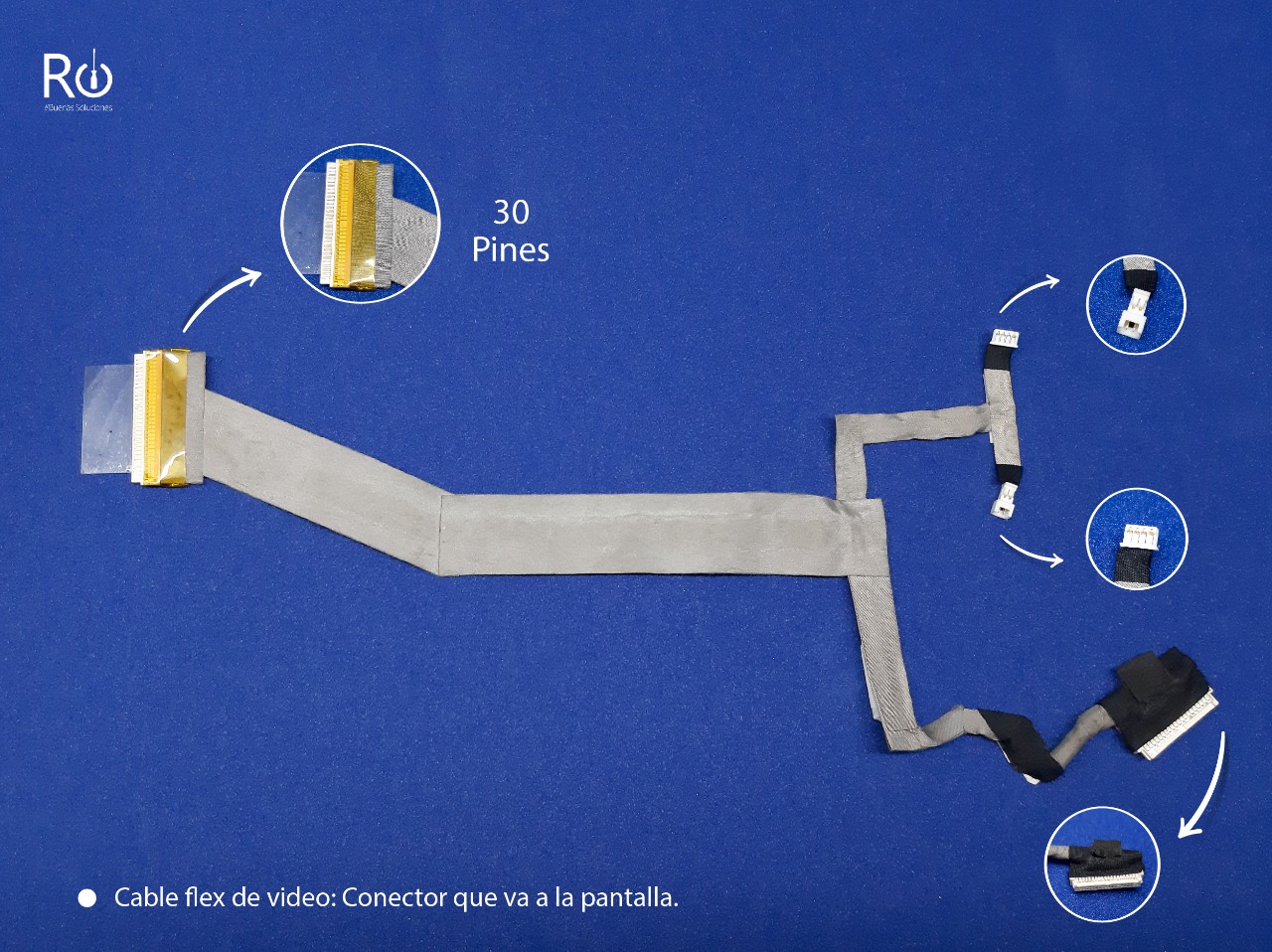 Diferencia entre los Flex de video de las pantallas de Laptops.