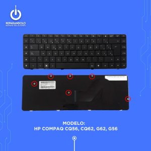 Teclado para Laptop HP Compaq CQ56, CQ62, G62.