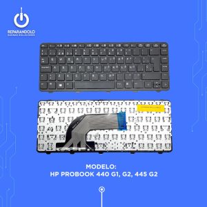 Teclado para Laptop HP ProBook 440 G1, G2, 445 G2.
