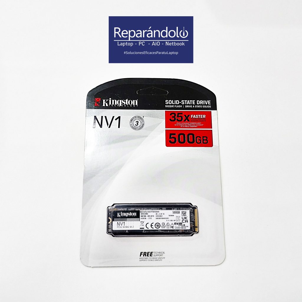 M.2 NVME/A2000 DE LAPTOP 500 GB (kingston)