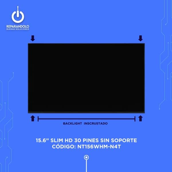 Pantalla para laptop 15.6 pulgadas disponible en Ecuador