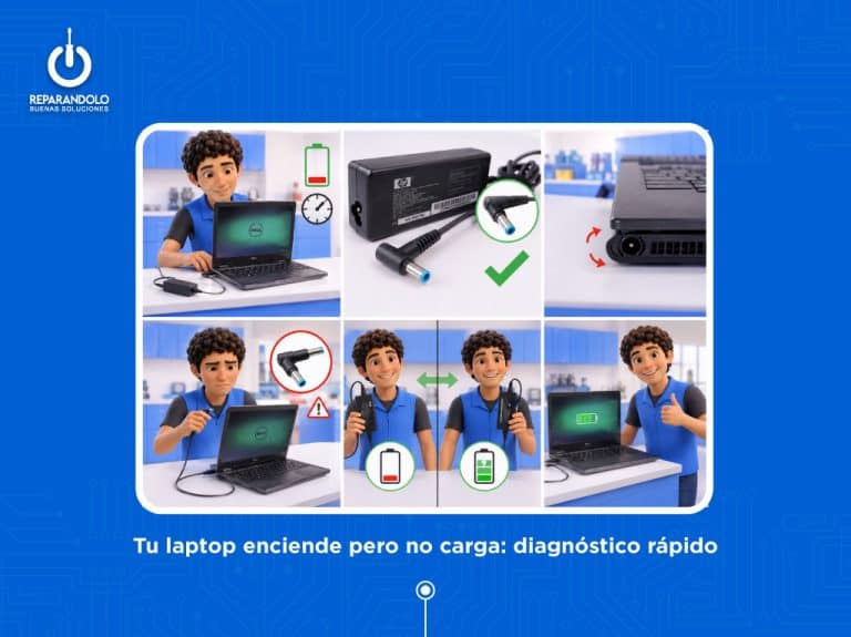 Comprobaciones para diferenciar batería, cargador y circuito de carga
