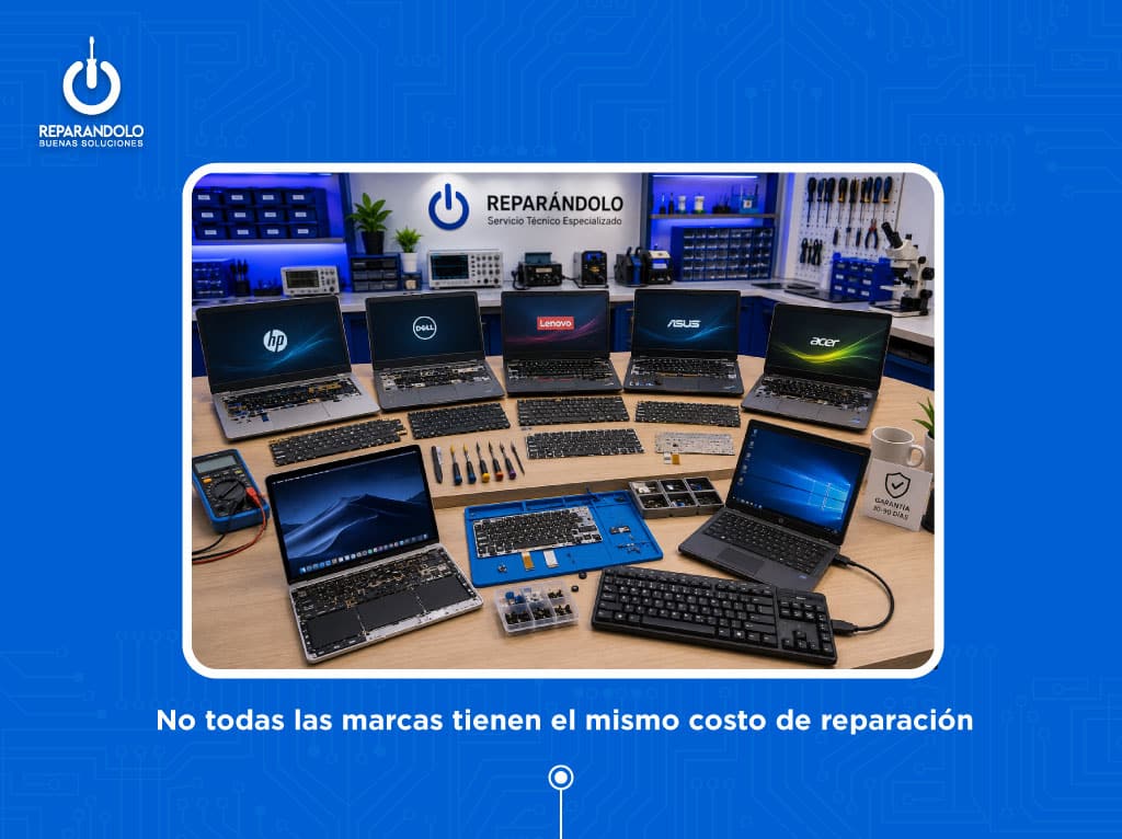Precios de teclados para laptop por marca en Ecuador